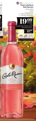 Wino różowe Carlo Rossi Pink Moscato słodkie promocja w POLOmarket