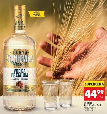 Wódka Żytniówka Gold promocja w Biedronka