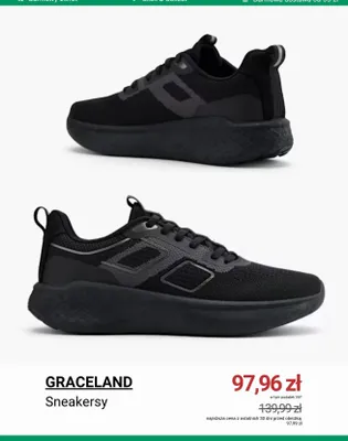 Sneakersy GRACELAND promocja w Deichmann
