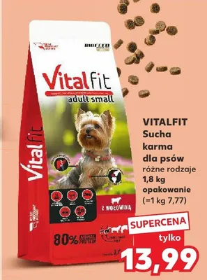 Karma sucha dla psów różne rodzaje 1,8kg  promocja w Kaufland