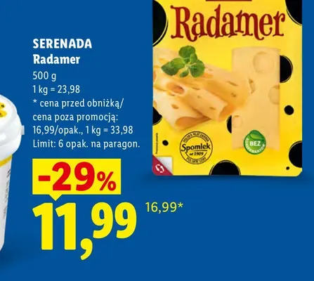 Ser Radamer Serenada promocja w Lidl