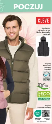 Kamizelka puchowa męska promocja w Biedronka
