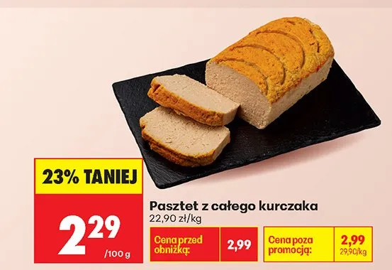 Pasztet z całego kurczaka promocja w Biedronka