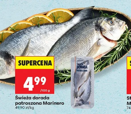 Świeża dorada patroszona promocja w Biedronka