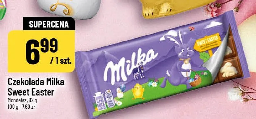 Czekolada Milka Sweet Easter promocja w POLOmarket