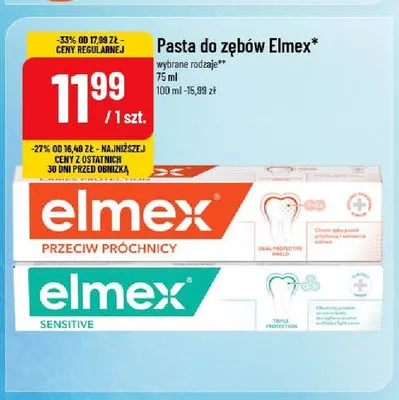 Pasta do zębów Elmex Przeciw Próchnicy promocja w POLOmarket