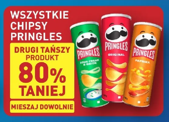 Chipsy Pringles promocja w Aldi