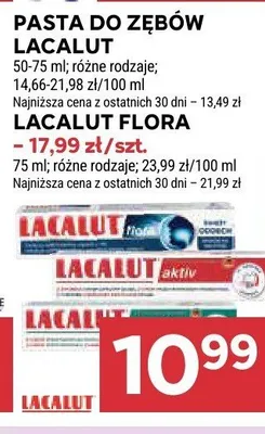 Pasta do zębów Lacalut Flora promocja w Stokrotka