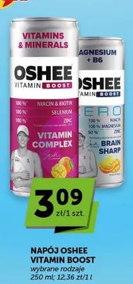 Napój Oshee Vitamin Boost Brain Sharp promocja w Groszek