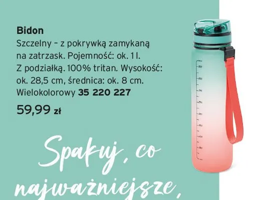 Bidon promocja w Tchibo