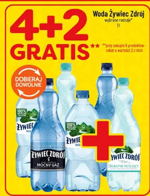 Woda Żywiec Zdrój wybrane rodzaje promocja w POLOmarket