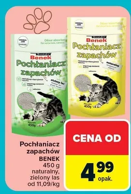 Pochłaniacz zapachów naturalny, zielony las promocja w Carrefour