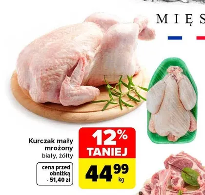Kurczak mały mrożony żółty promocja w Carrefour