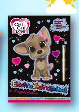 Książka dla dzieci Chi Chi Love EkstraZdrapka! Przygody piesków promocja w Biedronka
