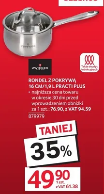 Rondel z pokrywą 16 cm/1.9 l Racthi Plus Zwieger promocja w Selgros