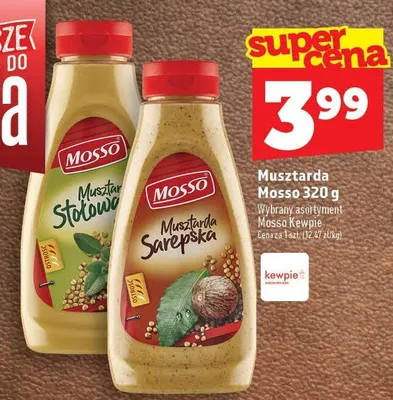 Musztarda Sarepska Mosso promocja w TOPAZ