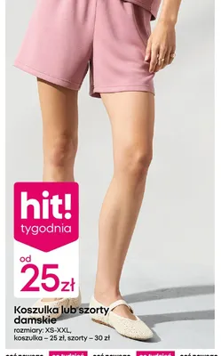 Szorty damskie promocja w Pepco