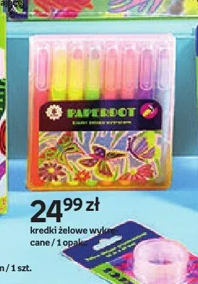 Kredki żelowe wykręcane Paperdot promocja w Empik