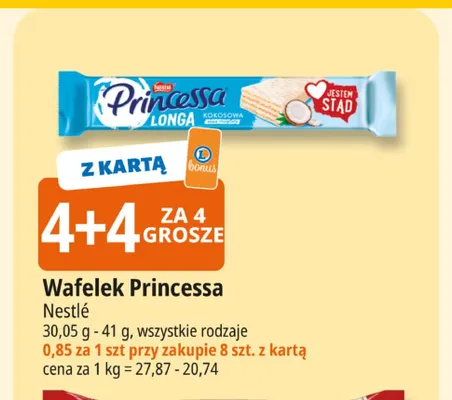 Wafelek Princessa Nestlé promocja w Leclerc