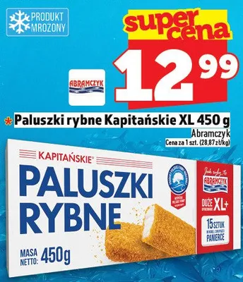 Paluszki rybne Kapitańskie XL promocja w TOPAZ