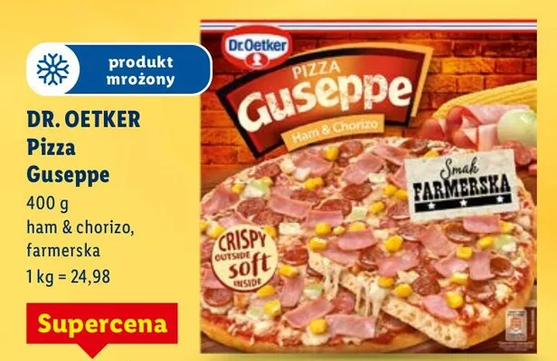 Pizza Guseppe ham & chorizo, farmerska promocja w Lidl