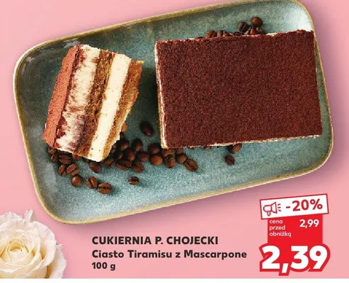 Ciasto Tiramisu z Mascarpone promocja w Kaufland