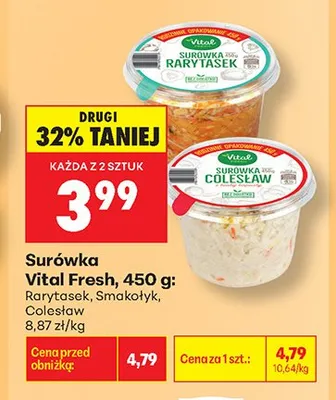 Surówka Rarytasek Vital Fresh promocja w Biedronka