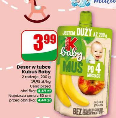 Deser w tubce promocja w Dino