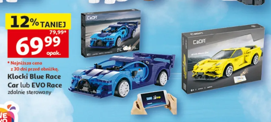 Klocki CaDA EVO Race zdalnie sterowany promocja w Auchan