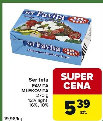 Ser feta promocja w Carrefour Express