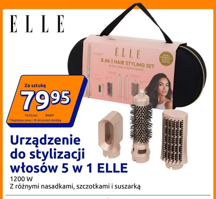 Urządzenie do stylizacji włosów 5 w 1 Elle promocja w Action