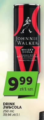 Drink JW & Cola Johnnie Walker promocja w Euro Sklep