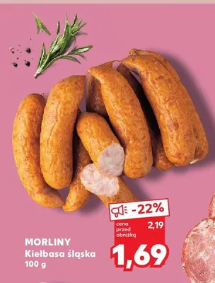 Kiełbasa śląska Morliny promocja w Kaufland