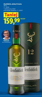 Whisky Glenfiddich 12-letnia promocja w Lidl