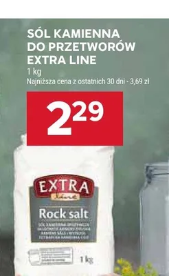 Sól kamienna do przetworów Extra Line promocja w Stokrotka