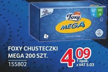 Chusteczki Foxy Mega 200 szt. promocja w Selgros