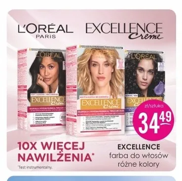 Farba do włosów L'Oreal Excellence promocja w Drogerie Jasmin