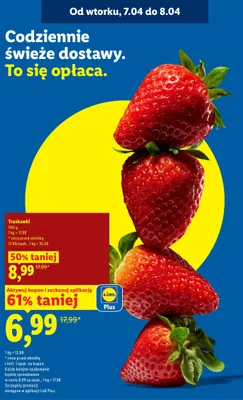Truskawki promocja w Lidl