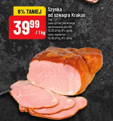 Szynka od szwagra Krakus promocja w POLOmarket