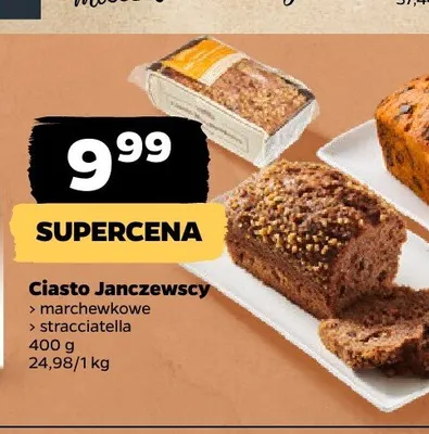 Ciasto Janczewscy marchewkowe promocja w Netto
