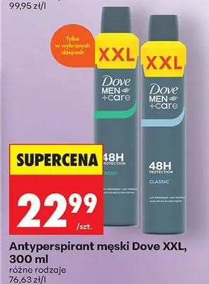 Antyperspirant męski XXL różne rodzaje promocja w Biedronka