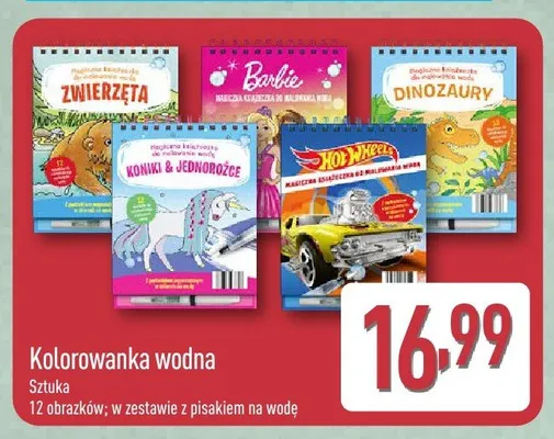 Kolorowanka wodna Barbie promocja w Aldi