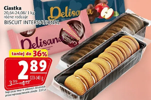 Ciastka różne rodzaje promocja w Prim Market