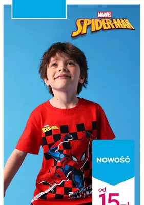 Koszulka chłopięca Marvel Spider-Man promocja w Pepco