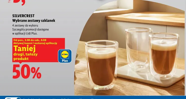 Zestawy szklanek Silvercrest promocja w Lidl