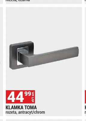 Klamka Toma rozeta antracyt/chrom promocja w Merkury Market
