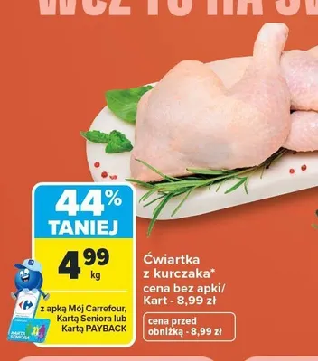 Ćwiartka z kurczaka promocja w Carrefour