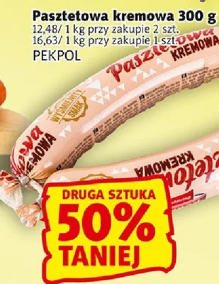 Pasztetowa kremowa Pekpol promocja w Prim Market