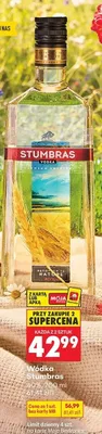 Wódka Stumbras 40% promocja w Biedronka