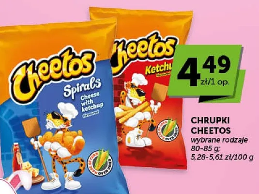 Chrupki Cheetos Ketchup promocja w Groszek